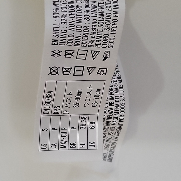 NWT, Forever 21 Mix & Match two piece bikini set in yellow women's size Small - Picture 5 of 10